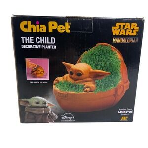 Chia Pet Star Wars The Mandalorian The Child Baby Yoda Grogu Decorative Planter